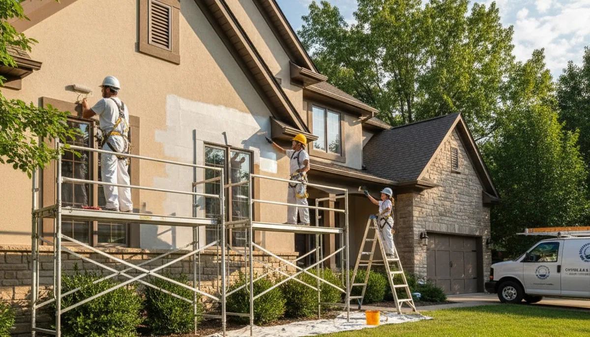Painting service team in Kansas City, KS delivering professional interior and exterior painting