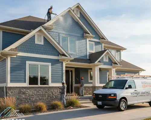 Exterior painting service for Kansas City, KS homes built to withstand Midwest weather